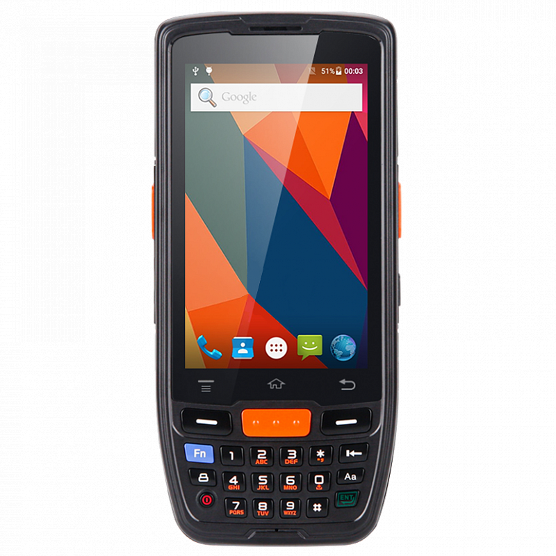 Терминал сбора данных (2D имидж, 21 клавиша) K7 WIFI/BT/GPS/GSM/2Gbx16Gb/AND7/4000mAh в комплекте с подставкой, ремешком, кабелем USB и блоком питания 