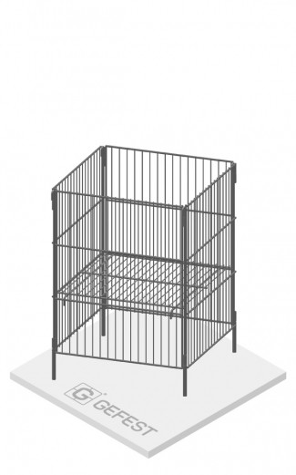 Корзина для распродаж малая 400*400 КДР03 артикул 0021-980                  