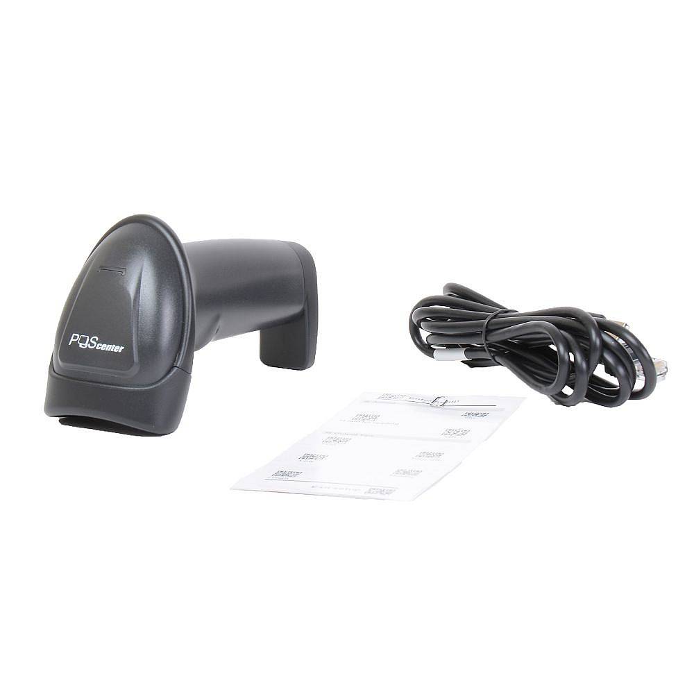 Сканер штрих-кода Poscenter HH 2D2 HD, ручной, USB, черный, с кабелем 2,0 м 