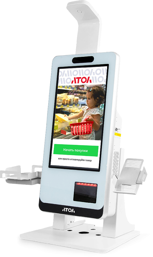 Касса самообслуживания АТОЛ КСО 4210 с напольным креплением артикул 60813