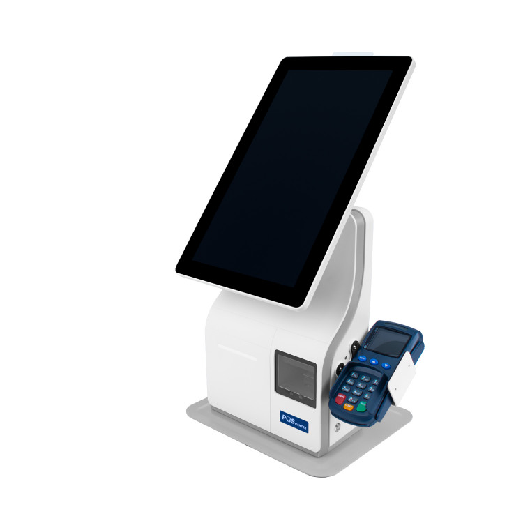 Касса самообслуживания SCO POScenter D150 Lite артикул 7817             15.6, J6412, 4/128GB, Белый, 250nit, светофор, держ пинпад         