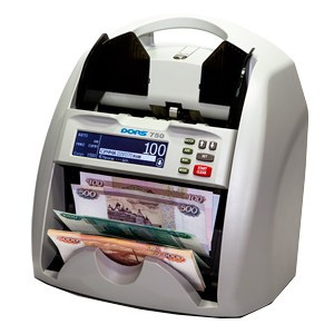 Счетчик банкнот DORS 750 RUS1 (RUB) с определением номинала артикул FRZ-044676