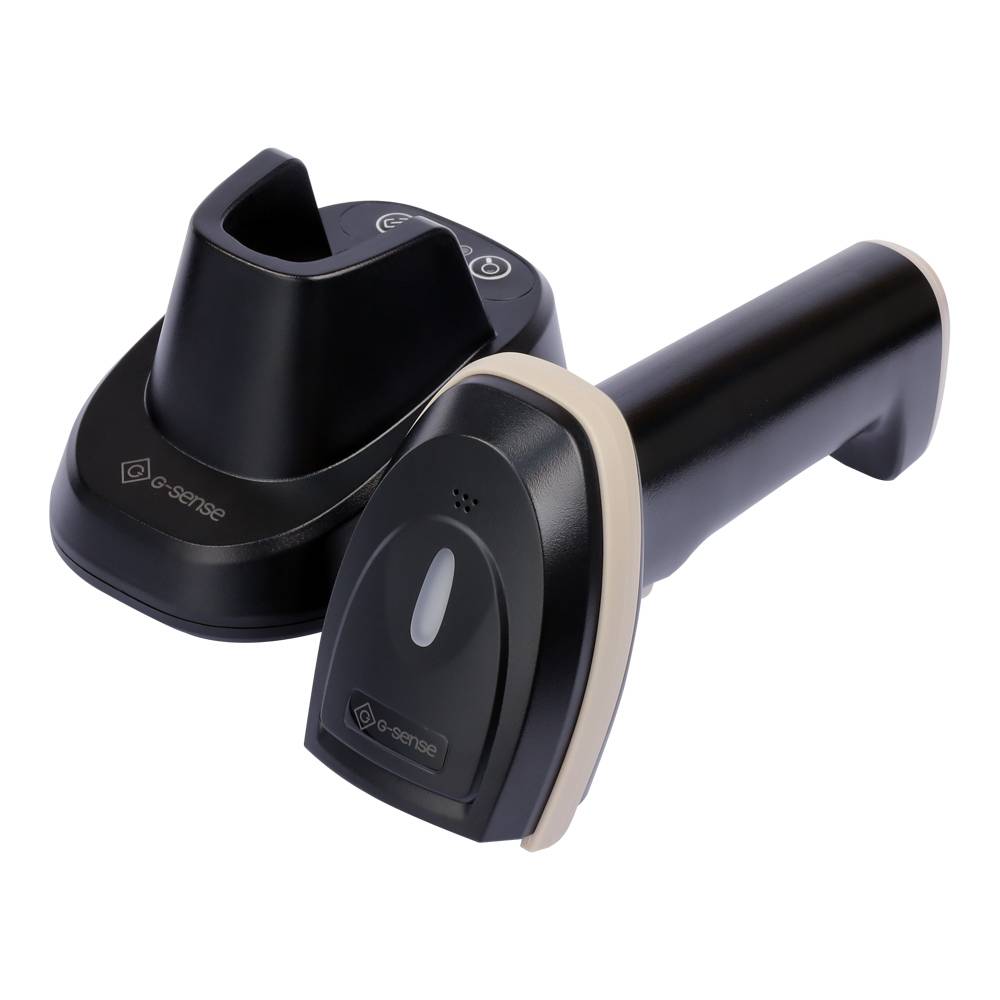Беспроводной сканер штрих-кода G-SENSE IS1408BT HD 2D Bluetooth, USB, черный, cradle артикул IS1408-BT-HD-2D 