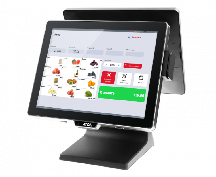 POS-комплект АТОЛ Selfie артикул 62046             POS-комплект АТОЛ Selfie 15 (с ОС, ПО Frontol Тариф 